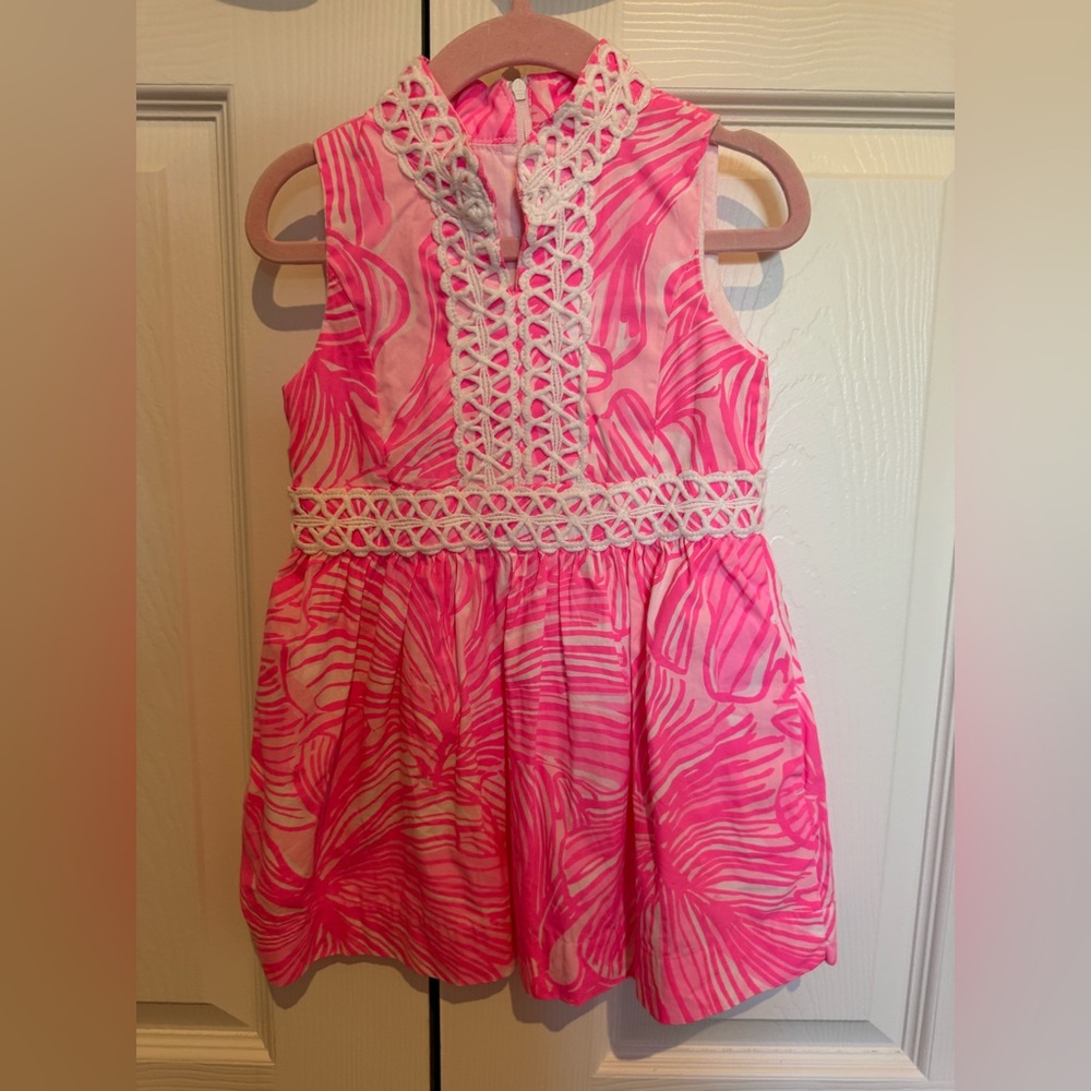 Lilly Pulitzer Mini Franci dress prosecco pink